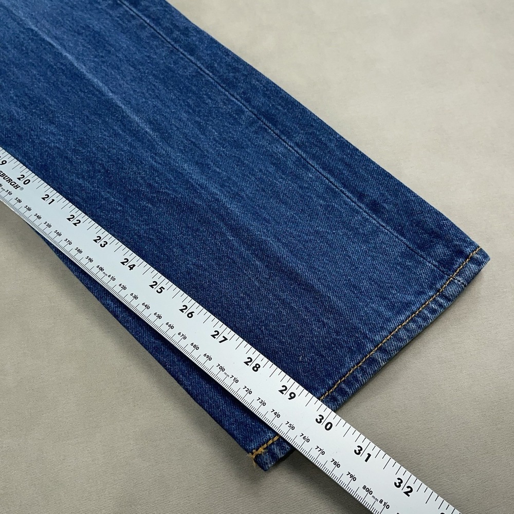 Levi 501 Jeans Mens 31x32 Denim Button Fly Straight Leg Faded (Fits 29x30) - Picture 14 of 16